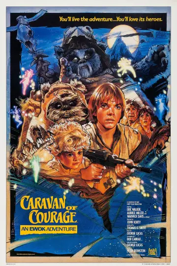Plakat do filmu "Niebezpieczna wyprawa: Przygoda wsród Ewoków" #133195