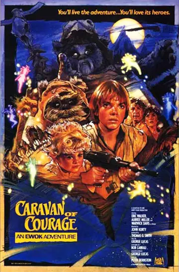 Plakat do filmu "Niebezpieczna wyprawa: Przygoda wsród Ewoków" #133197