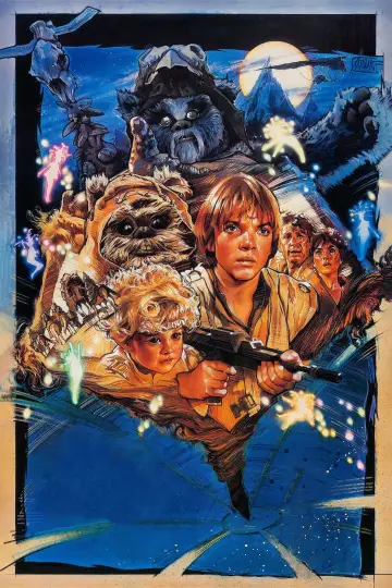 Plakat do filmu "Niebezpieczna wyprawa: Przygoda wsród Ewoków" #397009