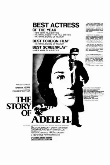 Plakat do filmu "Miłość Adeli H" #1078679