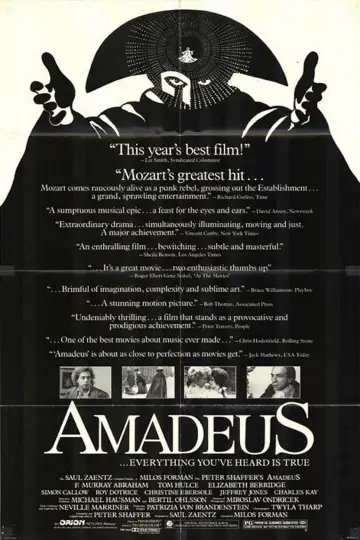 Plakat do filmu "Amadeusz" #1799299