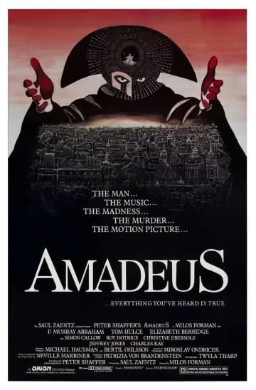 Plakat do filmu "Amadeusz" #443936