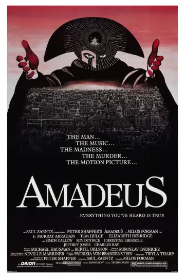 Plakat do filmu "Amadeusz" #664873