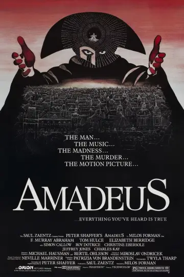 Plakat do filmu "Amadeusz" #92688