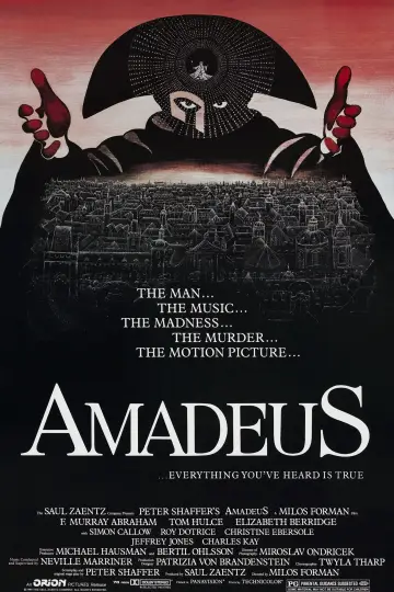 Plakat do filmu "Amadeusz" #92693