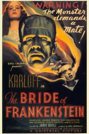 Plakat do filmu "Narzeczona Frankensteina" #375009