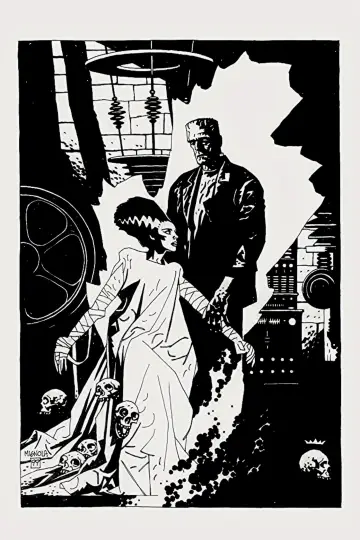 Plakat do filmu "Narzeczona Frankensteina" #474570