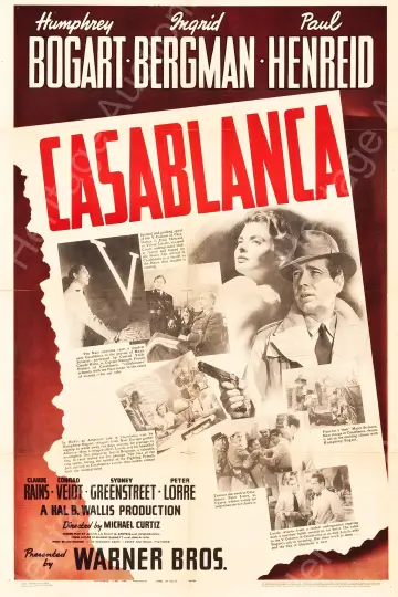 Plakat do filmu "Casablanca" #155906