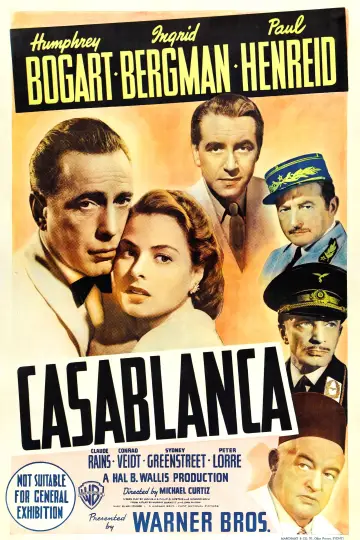 Plakat do filmu "Casablanca" #155912