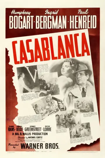 Plakat do filmu "Casablanca" #838500