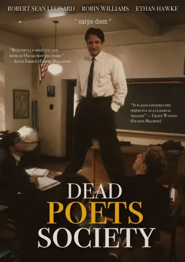 Plakat do filmu "Stowarzyszenie Umarłych Poetów" #1178394