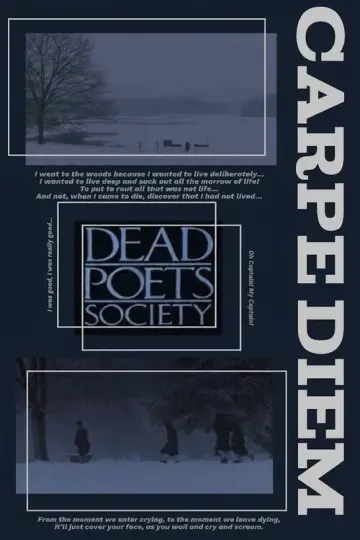 Plakat do filmu "Stowarzyszenie Umarłych Poetów" #1626430