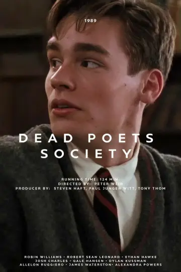 Plakat do filmu "Stowarzyszenie Umarłych Poetów" #1824677