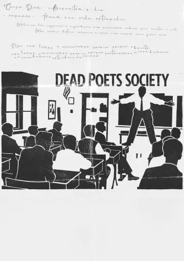 Plakat do filmu "Stowarzyszenie Umarłych Poetów" #1922070