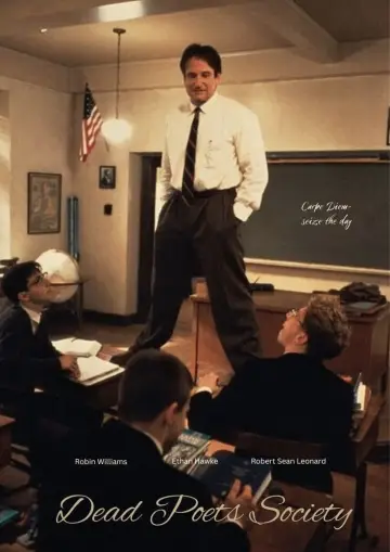Plakat do filmu "Stowarzyszenie Umarłych Poetów" #453888