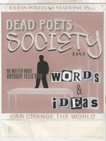 Plakat do filmu "Stowarzyszenie Umarłych Poetów" #503972
