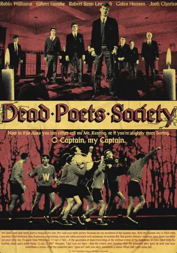 Plakat do filmu "Stowarzyszenie Umarłych Poetów" #749542