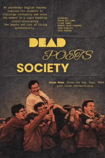 Plakat do filmu "Stowarzyszenie Umarłych Poetów" #959479