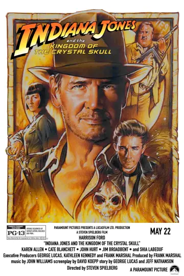 Plakat do filmu "Indiana Jones i Królestwo Kryształowej Czaszki" #804313