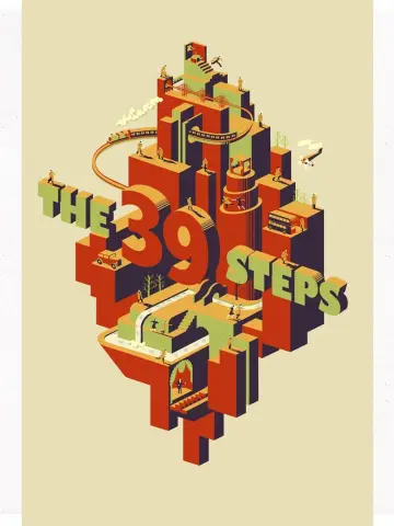 Plakat do filmu "39 kroków" #221681
