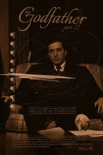 Plakat do filmu "Ojciec chrzestny II" #829295