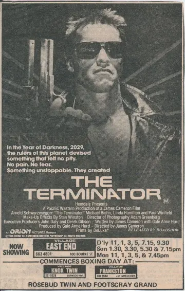 Plakat do filmu "Elektroniczny morderca" #1212035