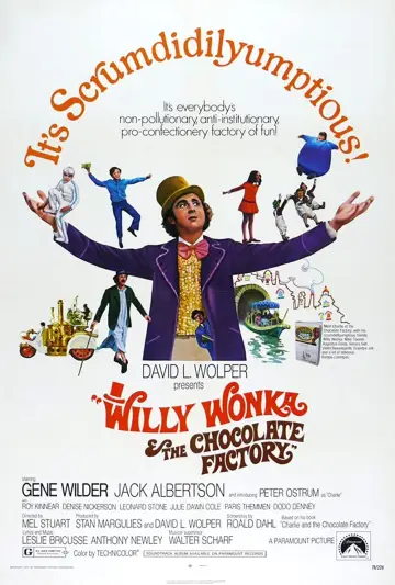 Plakat do filmu "Willy Wonka i fabryka czekolady" #24936