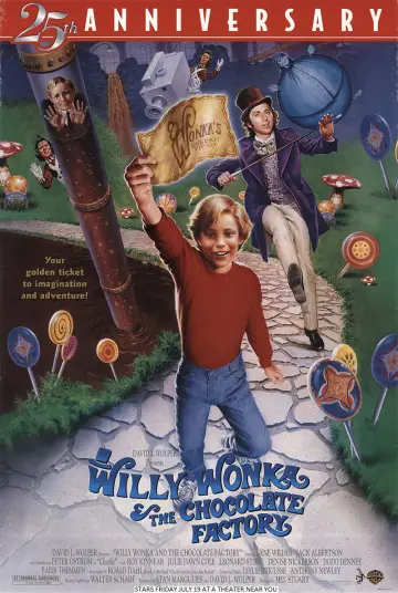 Plakat do filmu "Willy Wonka i fabryka czekolady" #631757