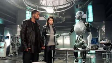 Zasłona do filmu "Ja, robot" #1723822