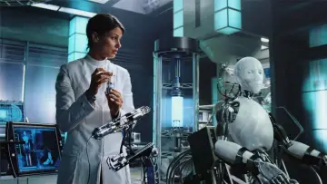 Zasłona do filmu "Ja, robot" #251514