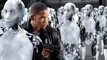 Zasłona do filmu "Ja, robot" #473661