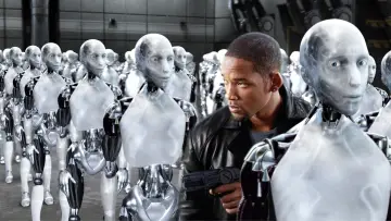Zasłona do filmu "Ja, robot" #593619