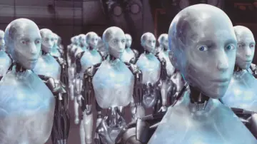 Zasłona do filmu "Ja, robot" #836693