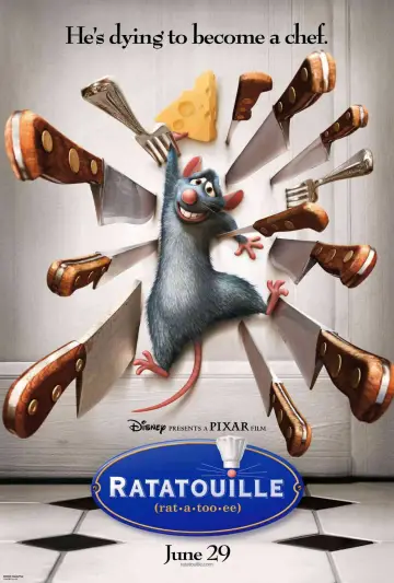 Plakat do filmu "Ratatuj" #503465