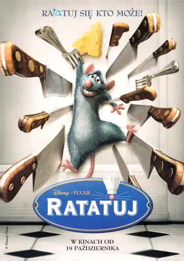 Plakat do filmu "Ratatuj" #561583