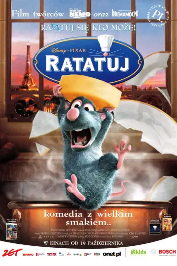 Plakat do filmu "Ratatuj" #561584