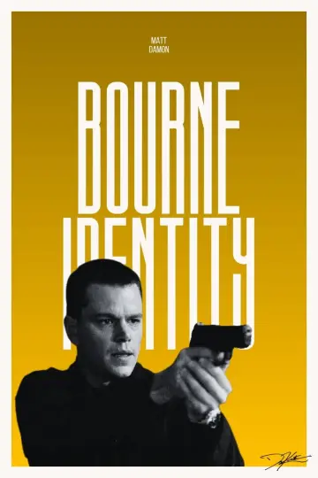Plakat do filmu "Tożsamość Bourne