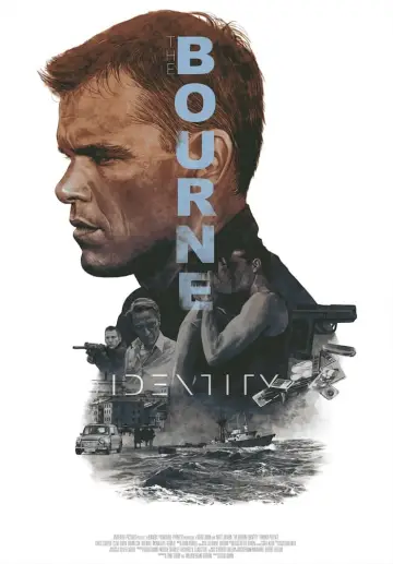 Plakat do filmu "Tożsamość Bourne