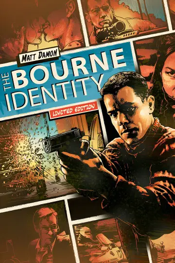 Plakat do filmu "Tożsamość Bourne