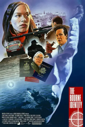 Plakat do filmu "Tożsamość Bourne