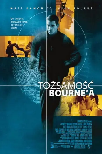 Plakat do filmu "Tożsamość Bourne