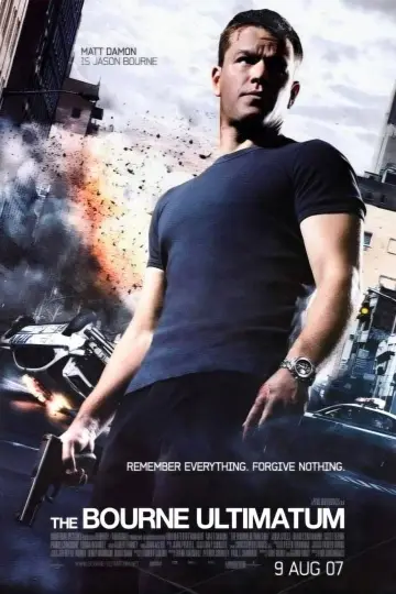 Plakat do filmu "Ultimatum Bourne