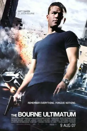 Plakat do filmu "Ultimatum Bourne