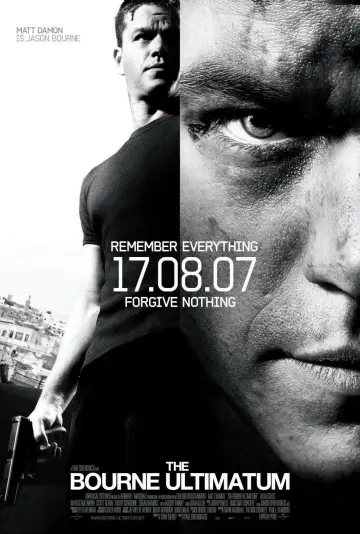 Plakat do filmu "Ultimatum Bourne