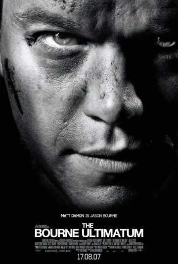 Plakat do filmu "Ultimatum Bourne