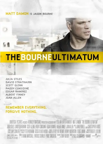Plakat do filmu "Ultimatum Bourne