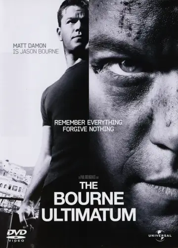 Plakat do filmu "Ultimatum Bourne