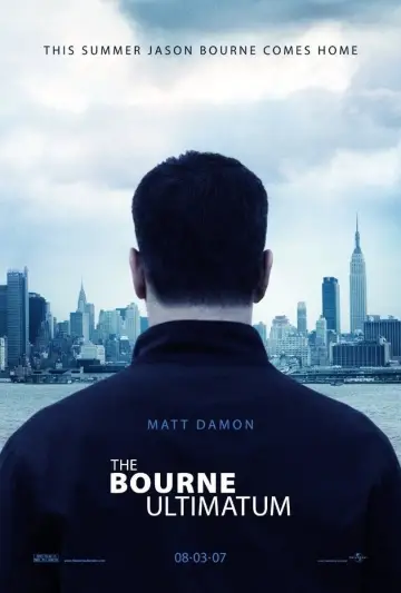 Plakat do filmu "Ultimatum Bourne