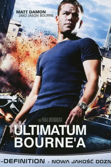 Plakat do filmu "Ultimatum Bourne