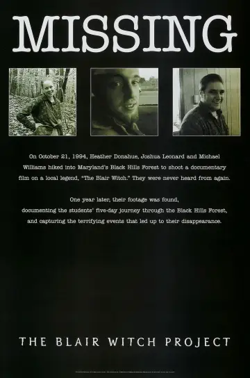 Plakat do filmu "Blair Witch Project" #697496
